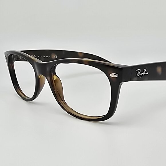 Ray-Ban RB2132 902 New Wayfarer Classic Polished Tortoise Sunglasses Frame Italy - Picture 1 of 12